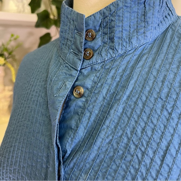 Yacco Maricard Blue Asymmetric Crossover Shirt - Picture 7 of 12